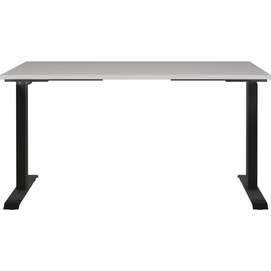 Jet Cashmere / Zwart Elektrische Zit Sta Bureautafel 140 cm Jet Cashmere / Zwart Elektrische Zit Sta Bureautafel 140 cm