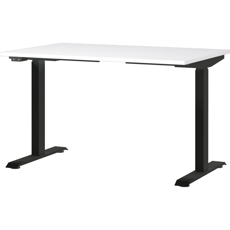 Jet  120 cm Wit / Zwart Elektrische Zit Sta Bureautafel Jet  120 cm Wit / Zwart Elektrische Zit Sta Bureautafel
