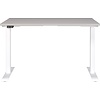 Jet 120 cm Cashmere / Wit Elektrische Zit Sta Bureautafel