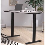 Germania Jet 120 cm Cashmere / Zwart Elektrische Zit Sta Bureautafel Germania Jet 120 cm Cashmere / Zwart Elektrische Zit Sta Bureautafel