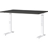 Downey 120 cm Grafiet / Wit Zit Sta Bureautafel