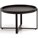 Sky Style Egal Ronde Salontafel Zwart Mango Sky Style Egal Ronde Salontafel Zwart Mango