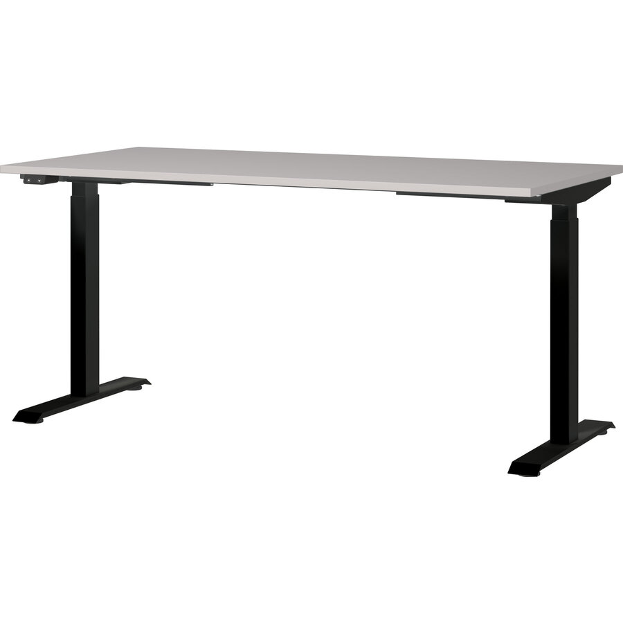 Jet 160 cm Cashmere / Zwart Elektrische Zit Sta Bureautafel Jet 160 cm Cashmere / Zwart Elektrische Zit Sta Bureautafel