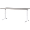 Downey 160 cm Cashmere / Wit Zit Sta Bureautafel Downey 160 cm Cashmere / Wit Zit Sta Bureautafel