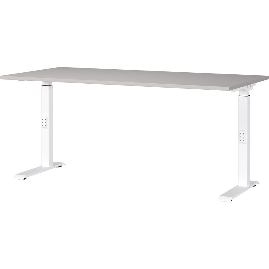 Downey 160 cm Cashmere / Wit Zit Sta Bureautafel Downey 160 cm Cashmere / Wit Zit Sta Bureautafel