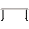 Downey 160 cm Cashmere / Zwart Zit Sta Bureautafel