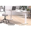 Downey 160 cm Cashmere / Wit Zit Sta Bureautafel Downey 160 cm Cashmere / Wit Zit Sta Bureautafel