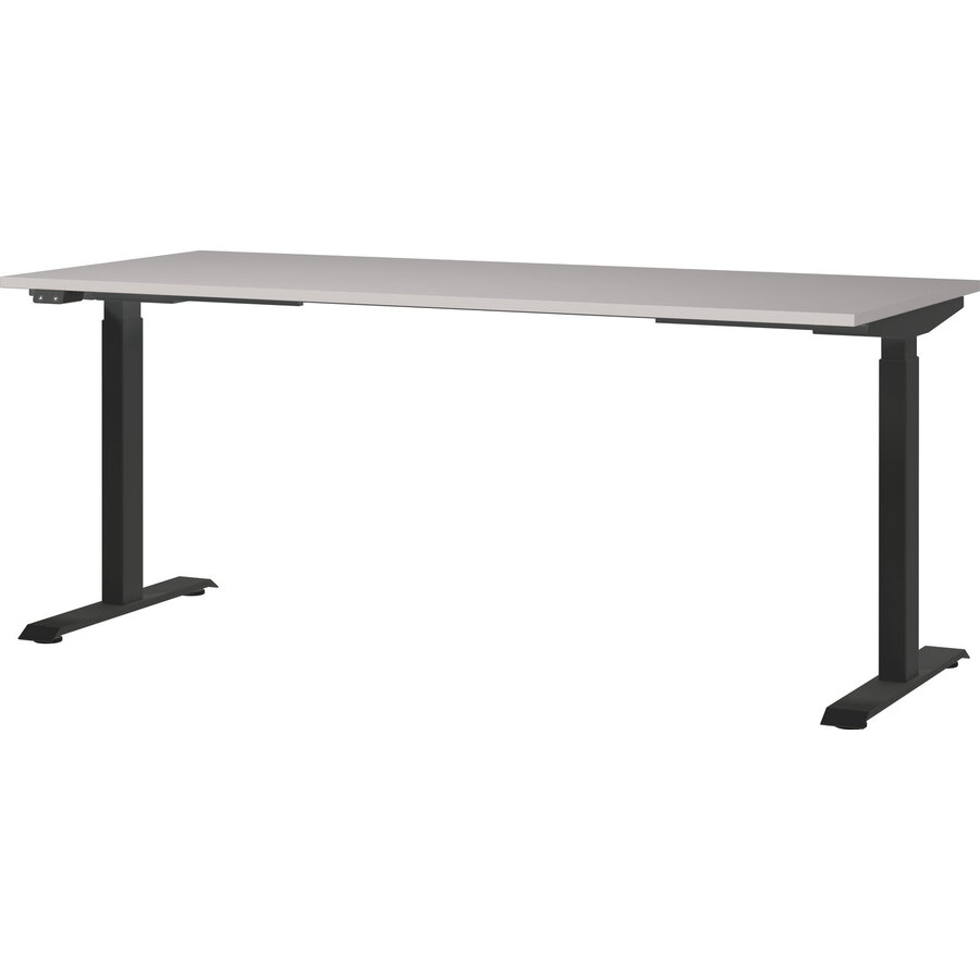 Jet 180 cm Cashmere / Zwart Elektrische Zit Sta Bureautafel Jet 180 cm Cashmere / Zwart Elektrische Zit Sta Bureautafel