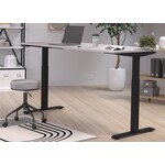 Germania Jet 180 cm Cashmere / Zwart Elektrische Zit Sta Bureautafel Germania Jet 180 cm Cashmere / Zwart Elektrische Zit Sta Bureautafel