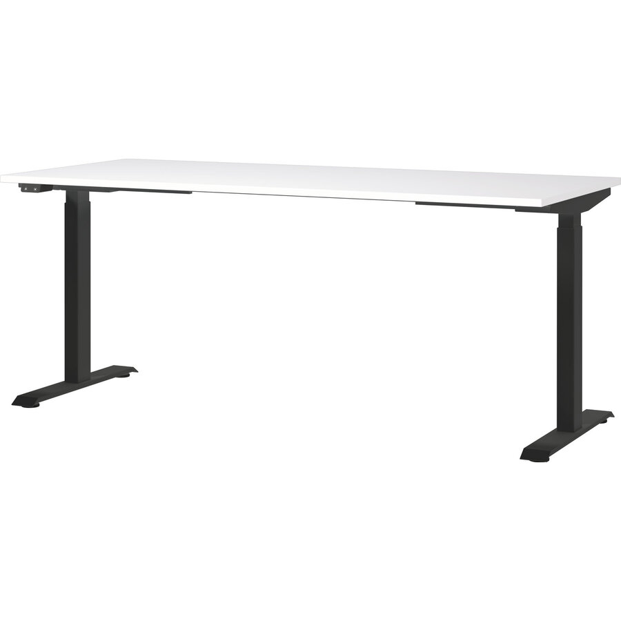 Jet 180 cm Wit / Zwart Elektrische Zit Sta Bureautafel Jet 180 cm Wit / Zwart Elektrische Zit Sta Bureautafel