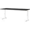 Downey 180 cm Grafiet / Wit Zit Sta Bureautafel