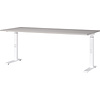 Downey 180 cm Cashmere / Wit Zit Sta Bureautafel