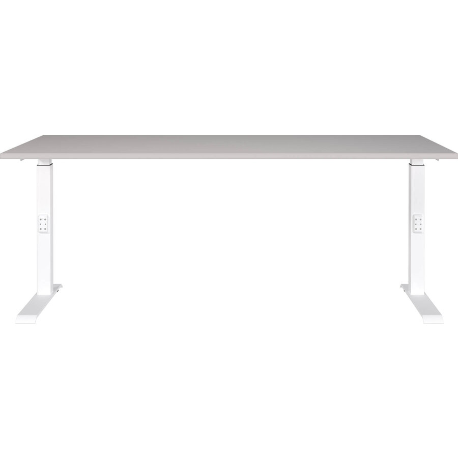 Downey 180 cm Cashmere / Wit Zit Sta Bureautafel Downey 180 cm Cashmere / Wit Zit Sta Bureautafel