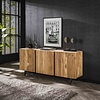 Block Massief Acacia Dressoir 3-Deuren