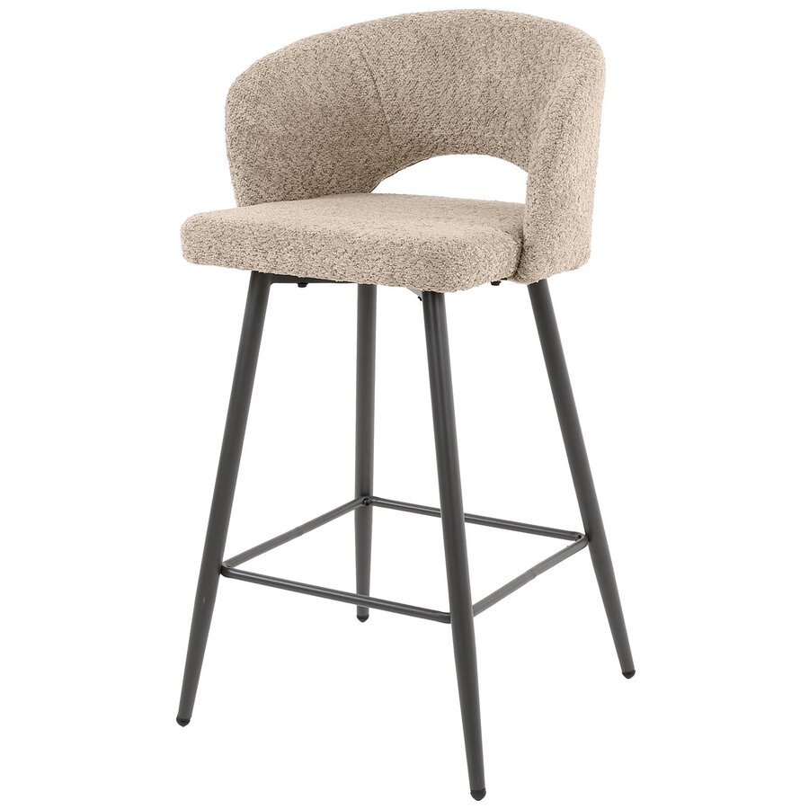 Salon Zand Bouclé Barstoel