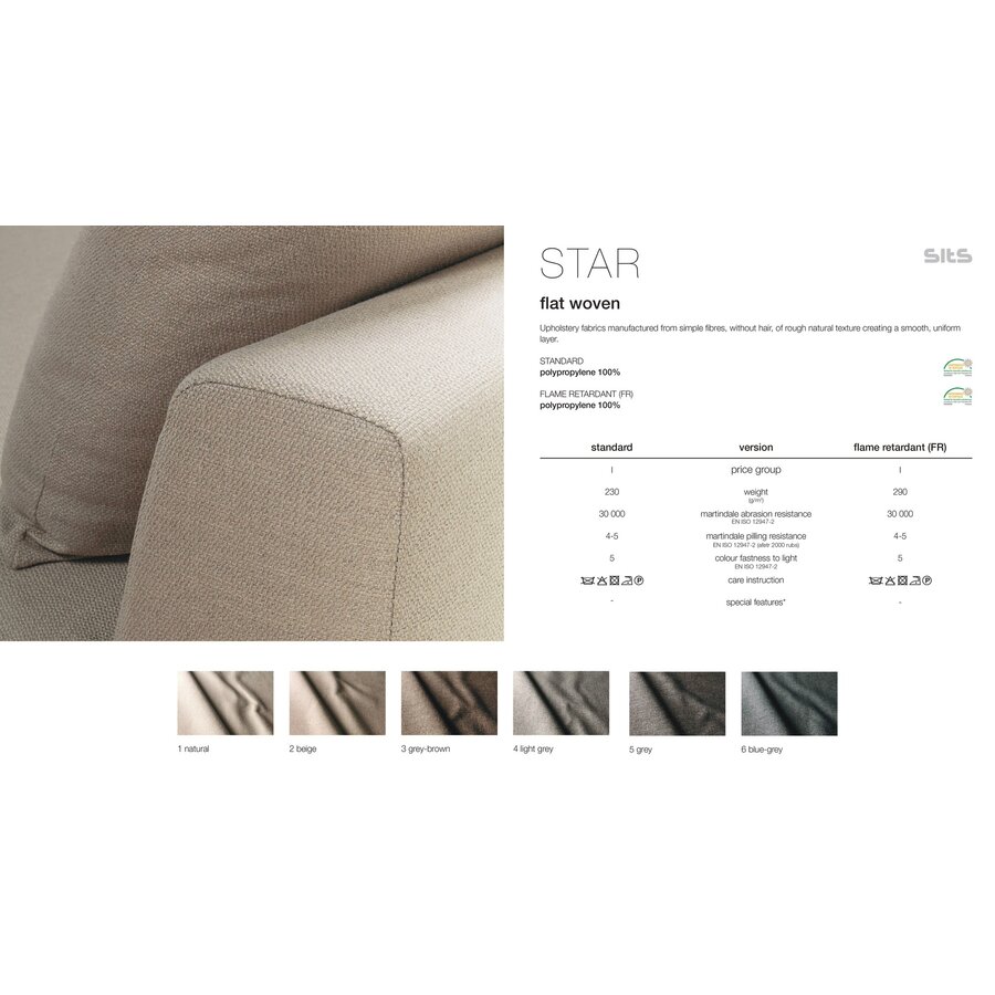 Sits Star Blauw / Grijs Sits Star Blauw / Grijs