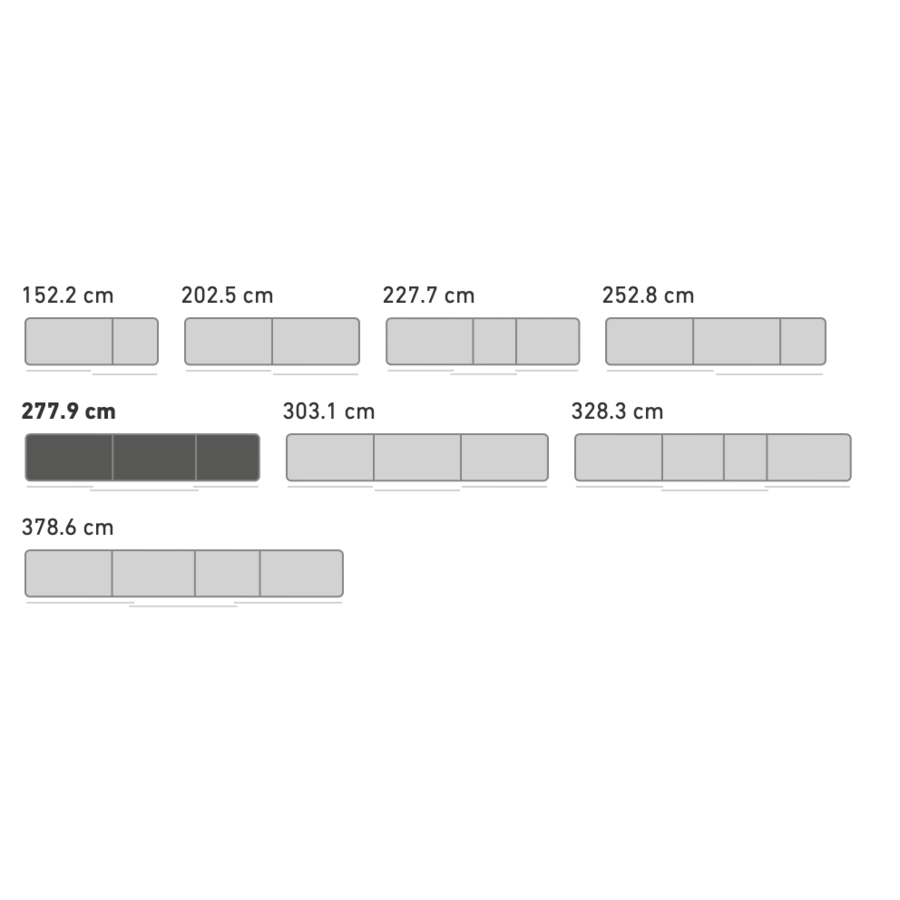 Nougat Schuifdeurkast 278 cm Nougat Schuifdeurkast 278 cm