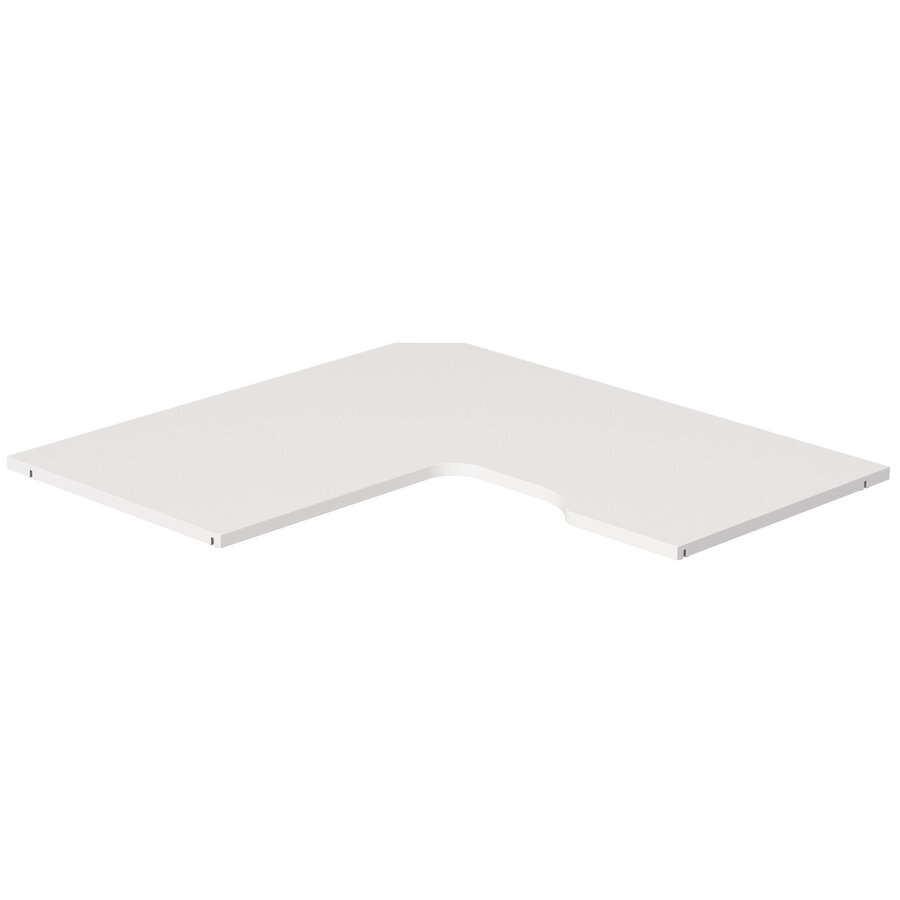 Cozy White Glas 90° Hoek Kledingkast 8 Deuren