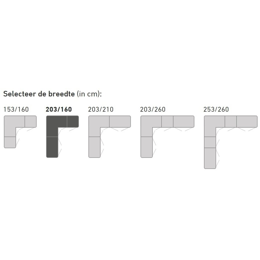 Cozy White Glas 90° Hoek Kledingkast 5 Deuren Cozy White Glas 90° Hoek Kledingkast 5 Deuren