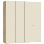 Jutzler Cozy White Glas Draaideurkast 4 deuren