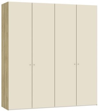 Jutzler Cozy White Glas Draaideurkast 4 deuren