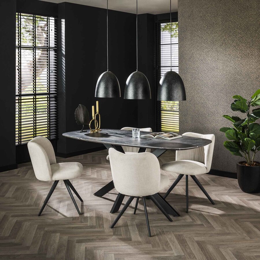 König Deens Ovaal Eettafel 180 cm König Deens Ovaal Eettafel 180 cm