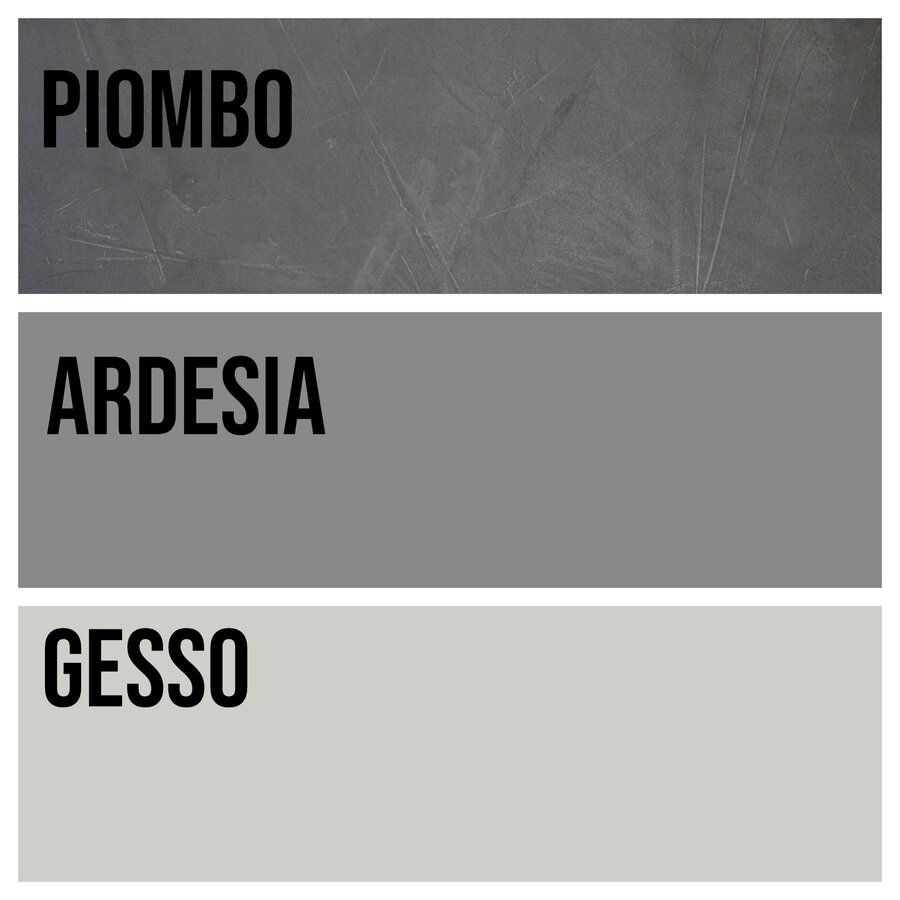 Everest Piombo / Gesso / Ardesia Dressoir 3-Deuren