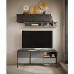Benvenuto Design Everest Piombo/Gesso/Ardesia TV-meubel 156 cm Benvenuto Design Everest Piombo/Gesso/Ardesia TV-meubel 156 cm