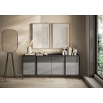 Benvenuto Design Everest Piombo / Gesso / Ardesia Dressoir 4-Deuren Benvenuto Design Everest Piombo / Gesso / Ardesia Dressoir 4-Deuren