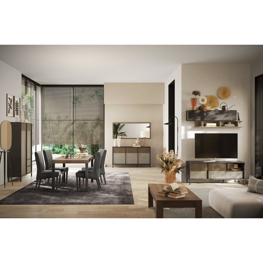 Everest Mercure Eiken Eettafel 140 cm