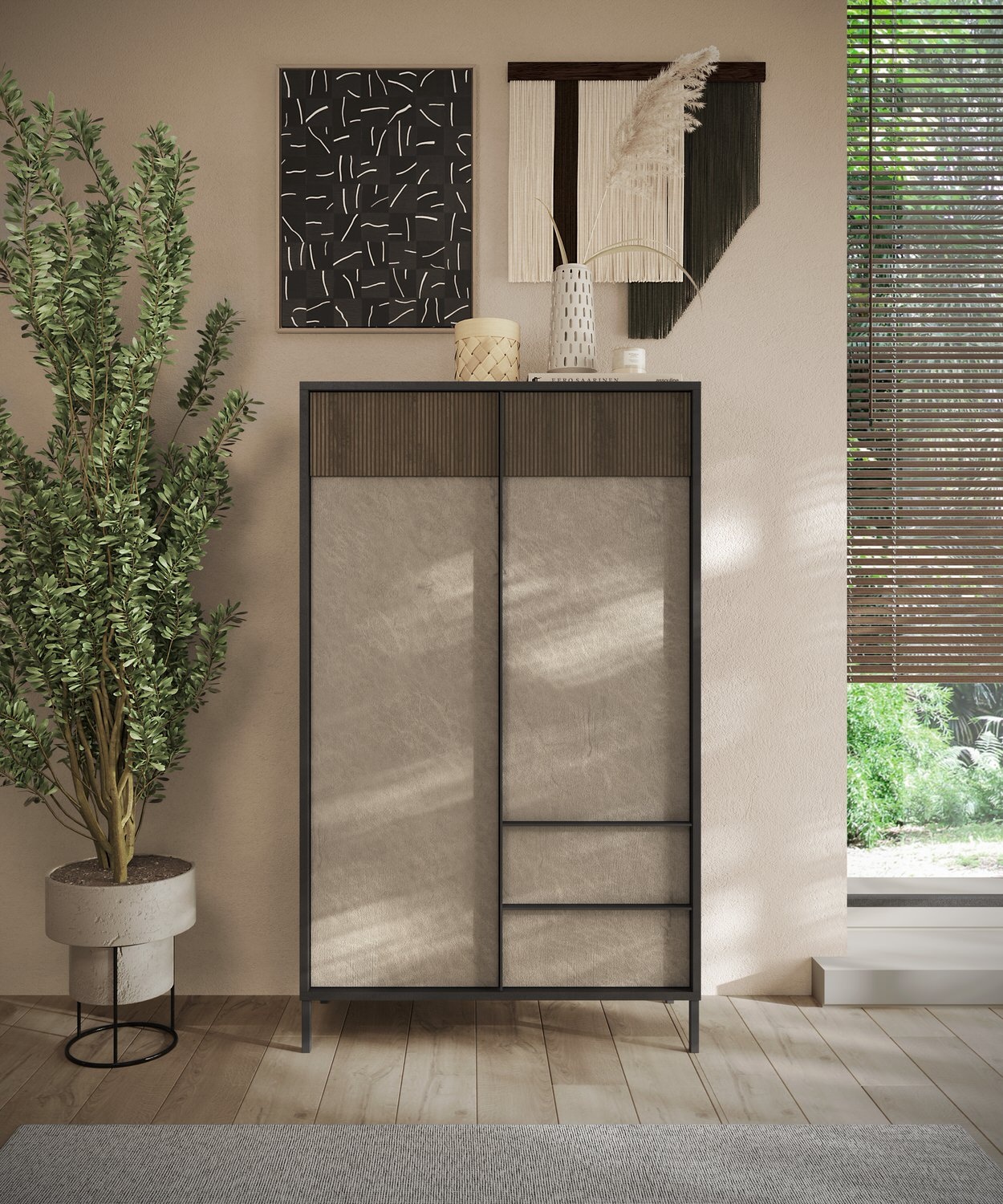 Benvenuto Design Everest Lava / Argilla / Mercure Opbergkast