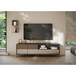 Benvenuto Design Everest Lava/Argilla/Mercure TV-meubel 206 cm Benvenuto Design Everest Lava/Argilla/Mercure TV-meubel 206 cm