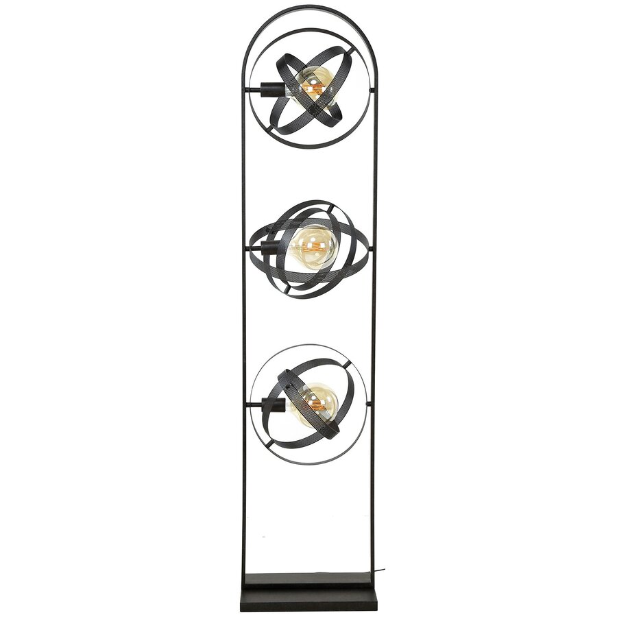 Cosmos Mesh Vloerlamp 3L Artic Zwart Cosmos Mesh Vloerlamp 3L Artic Zwart