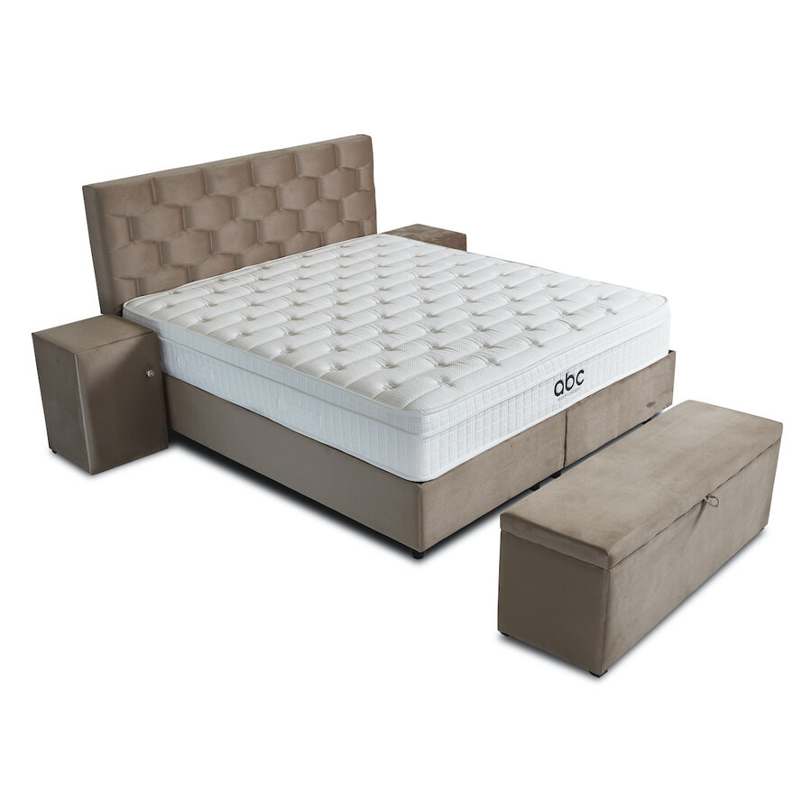 Palermo 140 cm Beige Opbergbank Palermo 140 cm Beige Opbergbank