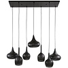 Zip Artic Zwart Hanglamp 4 + 3L