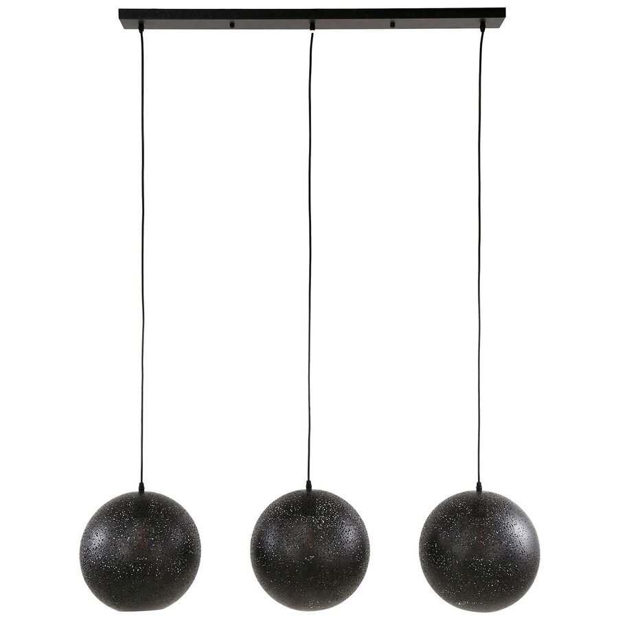 Zip Artic Zwart Hanglamp 3L Ø30 Zip Artic Zwart Hanglamp 3L Ø30