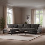 Lions Design Haga Antraciet 3-zits Hoekbank Links Lions Design Haga Antraciet 3-zits Hoekbank Links