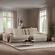 Vito Beige 3-zits Bank + Chaise Longue Rechts/Links