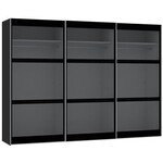 Jutzler Donker Rookglas Schuifdeurkast 303 cm