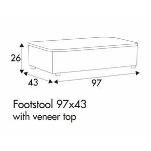 Bonnie 97 x 43 cm Voetenbank