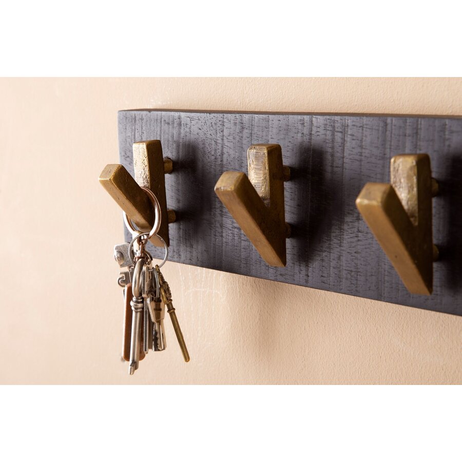 Bento Mango / Goud Kapstok 6 Haken Bento Mango / Goud Kapstok 6 Haken