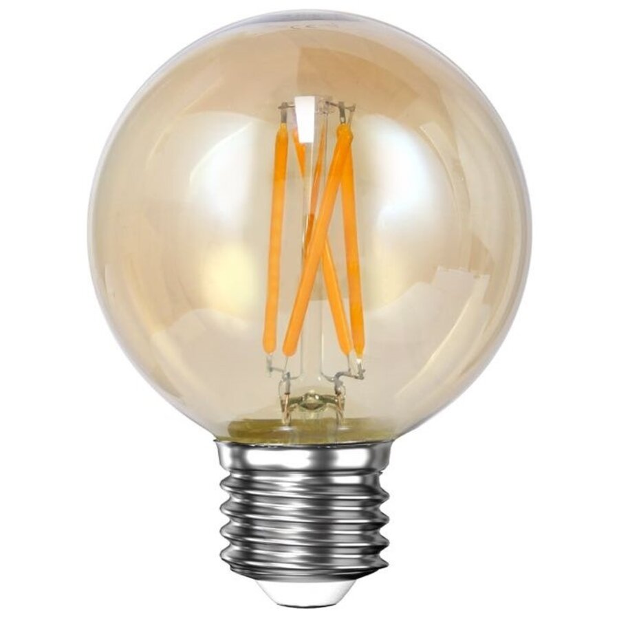 5x Bol LED Filament Lichtbron Ø6 Amber G60 5x Bol LED Filament Lichtbron Ø6 Amber G60