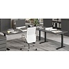 Mailand Grafiet Zit Sta Bureautafel 120 cm
