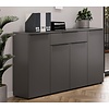 Mailand Grafiet Dressoir 4-Deuren 1-Lade