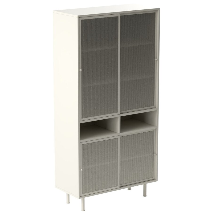 Veep Greige Opbergkast Schuifdeur H180 cm Veep Greige Opbergkast Schuifdeur H180 cm