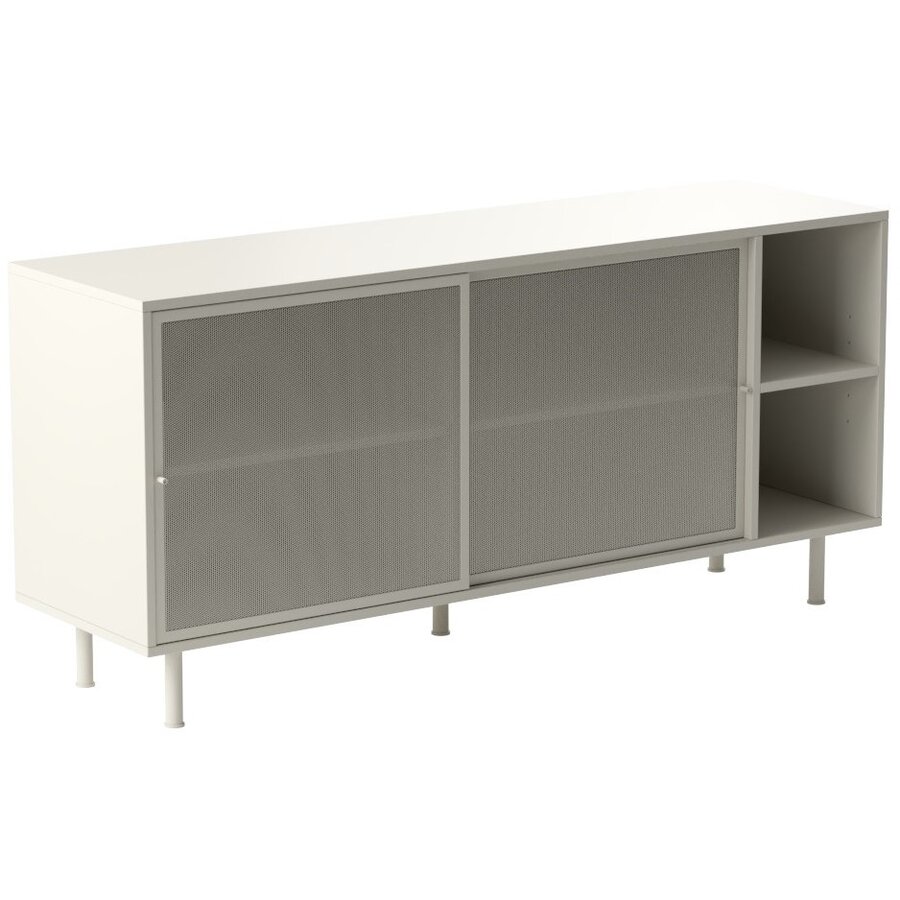 Veep Greige Dressoir Schuifdeur 160 cm Veep Greige Dressoir Schuifdeur 160 cm