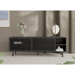 Hygge Interiors Veep Zwart Tv Meubel Schuifdeur 160 cm
