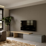 Benvenuto Design Infinity 2.0 T Shape TV meubel Kadiz Eiken/Ardesia Benvenuto Design Infinity 2.0 T Shape TV meubel Kadiz Eiken/Ardesia