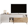 Monaco HG Wit / Kadiz Eiken TV-meubel 180 cm