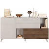 Monaco HG Wit / Mercure Eiken Dressoir 180 cm